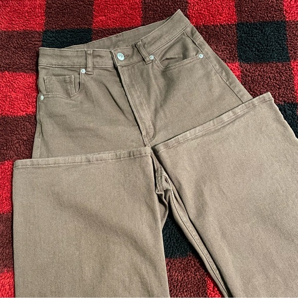H&M High Waisted Wide Leg Jeans - Picture 1 of 7